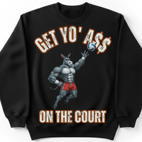 Load image into Gallery viewer, "Get Yo Ass" Volleyball - On The Court 05 - Gildan 18000 Crewneck Sweatshirt