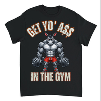 Load image into Gallery viewer, "Get Yo Ass" Weights - In The Gym 06 - Gildan 5000 Heavy Cotton Tee