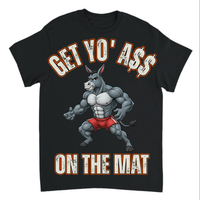 Load image into Gallery viewer, "Get Yo Ass" Wrestling - On The Mat 02 - Gildan 5000 Heavy Cotton Tee