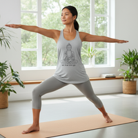 Load image into Gallery viewer, Let That Shit Go 1b — Women’s Racerback Tank (Next Level 6733) — Funny Zen Yoga Top

