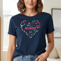 Load image into Gallery viewer, "Nurse Heart Tools" 1 - Women’s Tee (Gildan 64000)